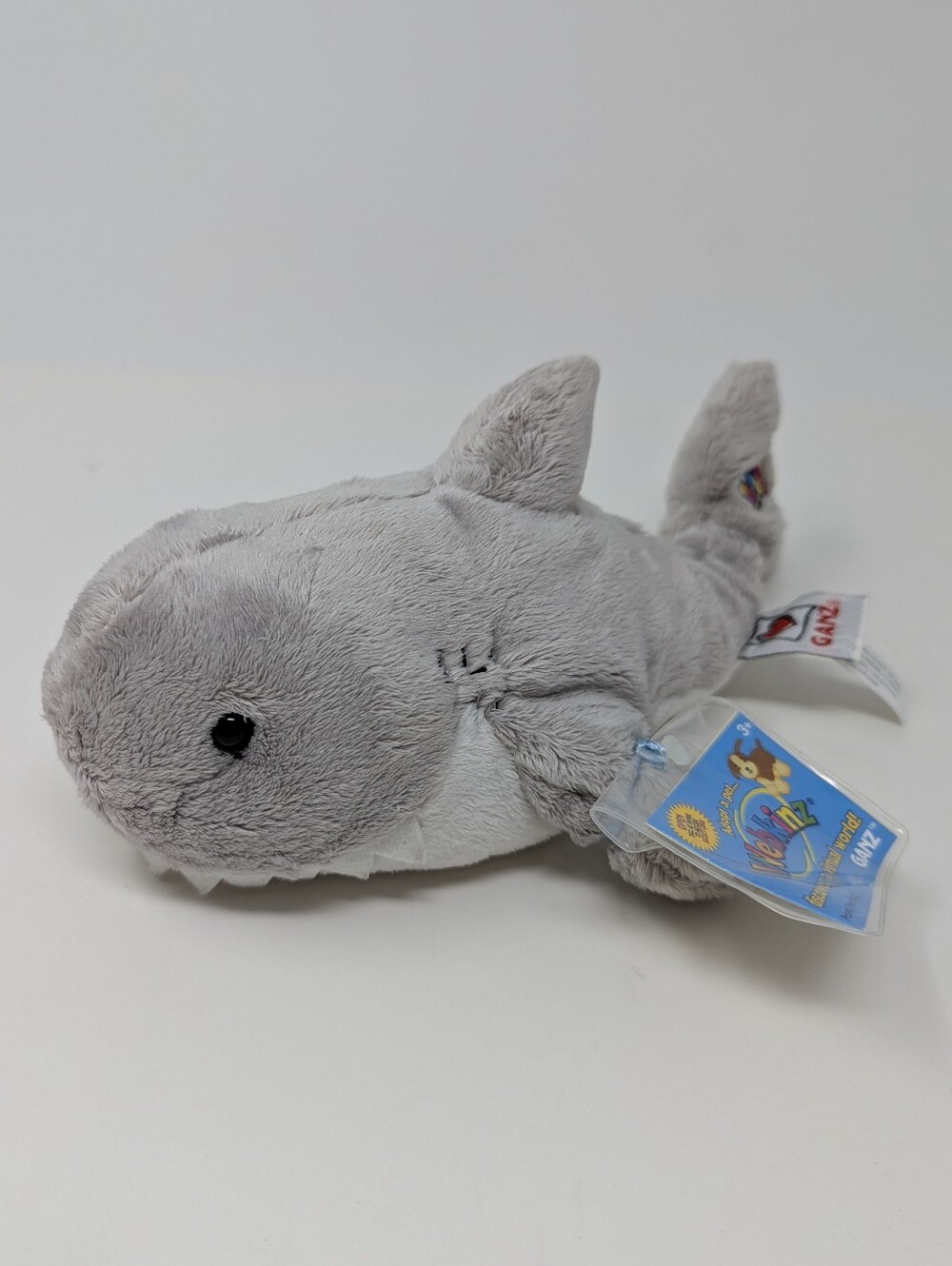 Webkinz Shark Unused Sealed Code Plush Vintage Y2K